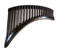 Flauta De Pan Profesional Flauta De Pan Fibra Carbono Pared Delgada Que Ahorra Aire Instrumento Musical Ajustable Con Tecla G 22 Tubos(B)