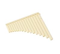 Flauta De Pan Profesional Flauta De Pan Instrumento Tradicional 16 Tubos En Do Mayor Adecuado Para Principiantes Y Profesionales(16 tubes in beige)