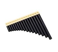 Flauta De Pan Profesional Flauta De Pan Instrumento Tradicional 16 Tubos En Do Mayor Adecuado Para Principiantes Y Profesionales(16 tubes in light brown)