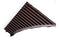 Flauta De Pan Profesional Flauta De Pan Resina 18 O 16 Tubos Un Instrumento Sencillo Y Portátil Para Principiantes(18-tube black)