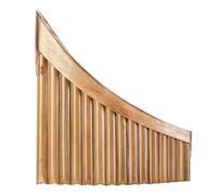 Flauta De Pan Profesional Flautas De Pan Material Natural Con Llave G 15 Tubos Resistentes Y Duraderas Adecuadas Tanto Para(Left hand)