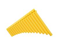Flauta De Pan Profesional Panpipes Fáciles De Aprender 16 Flautas Diseñadas Para Principiantes Adecuadas Para Todos Los Instrumentos En Do Mayor(16 tubes in yellow)