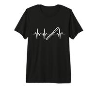 Flauta de Pico flautista Heartline Camiseta Premium