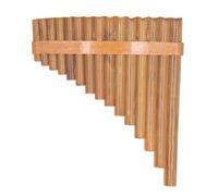 Flauta de Sartén Ajustable 15 Tipes G Instrumento Musical Key Tubos de bambú Flauta con Toallitas de Hisopos de Bolsa para Práctica Diaria (Mano izquierda)