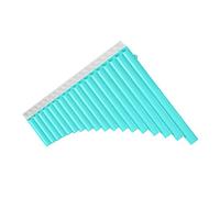 Flauta de sartén, flauta de 18 tubos, G-G3, tubos de plástico ABS, instrumentos de viento de madera tradicionales chinos con bolsa de transporte