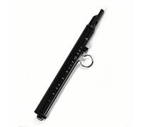 Flauta de silbato deslizante de doble tono para principiantes y profesionales, ideal para actividades de grupo y actuaciones en solitario (negro)