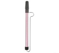 Flauta de silbato deslizante de metal con escala para creatividad musical y aprendizaje, construcción de aleación de aluminio y ABS para un rendimiento duradero (rosa)