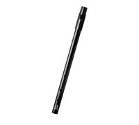 Flauta de silbato irlandés de 6 agujeros en llave C D Bb para jugadores de viento de madera con bolsa de transporte y tabla de dedos para un control de sonido consistente (llave C negra)