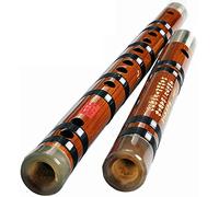 Flauta de tocar profesional Dizi, flauta de tono alto, sensible, pífano de alto grado, flauta de bambú fina(Color:F)