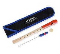 Flauta Dulce Classic Cantabile Pivella C-Soprano de arce con cabeza plástica, digitación alemana. Ideal para principiantes. Incluye estuche, tabla de digitación, varilla limpiadora y grasa para corch