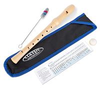 Flauta Dulce Classic Cantabile Stella de Arce en 2 partes, digitación barroca, ideal para niños desde 6 años. Incluye estuche acolchado, tabla de digitación, limpiador y grasa para corcho.