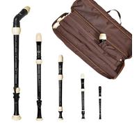 Flauta dulce Consort profesional completa | Afinación barroca, ligera y duradera, incluye funda y artículos de limpieza.