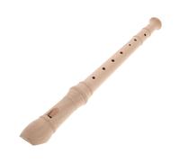 Flauta dulce de madera Grabadora de madera Instrumento musical Caqui Flauta ligera 8 orificios lecciones música
