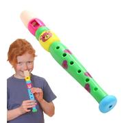 Flauta dulce para niños, instrumento de flauta | Desarrollar grabadora para educación temprana | Flauta música sonido juguete educación temprana música sonido juguete colorido para niños