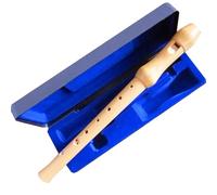 Flauta Dulce Para Principiantes Flauta Saxophone Profesional De Madera 8 Agujeros Clarinete Con Llave C Flauta Vertical Voz Aguda Estuche Resina Negra