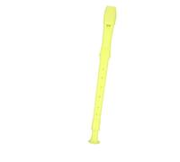 Flauta Dulce Para Principiantes Grabadora Saxophone Clarinete ABS De 8 Agujeros Flauta Musical Educativa Para Aprendizaje Temprano Y Coordinación Manual(Yellow)