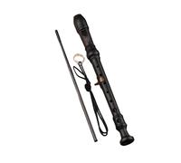 Flauta Dulce Profesional Grabadora De Estilo Inglés Grado Profesional Instrumento Viento Soprano 8 Agujeros (negro)