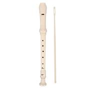 Flauta Dulce Profesional Grabadora Saxophone Clarinete ABS De 8 Agujeros Flauta Musical Educativa Para Aprendizaje Temprano Y Coordinación Manual(White)