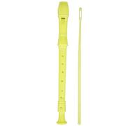 flauta dulce soprano ABS Saxophone Descant Recorder Clarinete 8 Agujeros Estilo G Clave Para Principiantes (Color : Yellow)