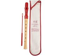 Flauta Dulce Soprano Boquilla De Resina ABS Flauta Dulce Soprano, Flautas Dulces Alemanas De Cuerpo De Piano De Madera, Instrumento De Flauta Escolar De 8 Hoyos, con Libro De Texto