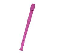 Flauta Dulce Soprano De 8 Agujeros (material ABS) Ideal Para Principiantes Flauta Dulce Madera(Rose Red)