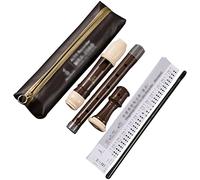 Flauta Dulce Soprano Instrumentos De Viento De Diseño Ergonómico, Flauta Dulce Barroca De 8 Agujeros para Músicos, Flautas Dulces Contralto De 3 Piezas F, con Bastoncillo De Limpieza