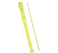 flauta dulce soprano Profesional ABS Saxophone Descant Recorder Clarinete 8 Agujeros Estilo C Clave Principiantes Profesional Universal (Color : Yellow)