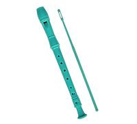 flauta dulce soprano Profesional ABS Saxophone Descant Recorder Clarinete 8 Agujeros Estilo C Clave Principiantes Profesional Universal (Color : Dark Cyan)