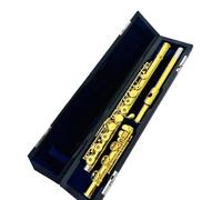 flauta Flauta C Tune 17 Agujeros Teclas Abiertas Teclas Grabadas Chapadas En Oro Instrumentos De Viento De Madera Con Estuche