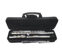 Flauta Flauta De 16 Agujeros Con Llave E Flauta Chapada En Plata Llave C Flauta De Cobre Blanco Instrumentos Musicales Transversales