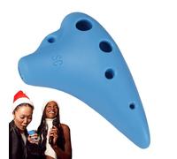 Flauta, flauta de resina SC Key de 6 agujeros - Libro de canciones tutorial, instrumento de música, instrumento portátil coleccionable para niños, adultos y principiantes