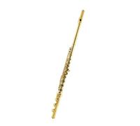 Flauta Francesa Dorada De 17 Agujeros Con Llaves Curvas Y Llave En E Dividida Afinación En C Para Principiantes Examen Profesional