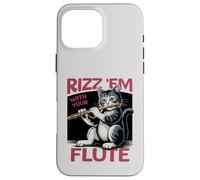 Flauta Gato Música Clásica Flautista Flautista Gatito Flautista Carcasa para iPhone 16 Pro MAX