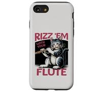 Flauta Gato Música Clásica Flautista Flautista Gatito Flautista Carcasa para iPhone SE (2020) / 7/8