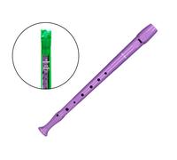 Flauta Hohner 9508 Color Lavanda Funda Verde Y Transparente