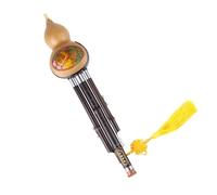 Flauta Hulusi C Key/B Flat Hulusi instrumento de viento tradicional chino estudiante principiantes entrada con estuche profesional