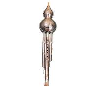 Flauta Hulusi Instrumento Para Principiantes Adultos Hulusi De Bronce Chapado Introducción Al Instrumento Hulusi De Siete Agujeros(C)