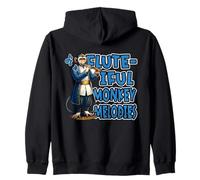Flauta-iful Monkey Melodies Funny Music Flauta Sudadera con Capucha