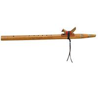 Flauta india en tono A de PVC con animales tótem tradicionalmente boca flauta india origen americano música sonido percusión música del mundo