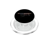 Flauta Jugador Músico Orquesta Bandera Americana USA Drip PopSockets PopGrip para MagSafe