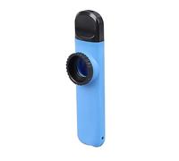 Flauta Kazoo, ABS Bonitos Sonidos Portátil Gran Mano de Obra Regalo Ideal Flauta Kazoo de Madera para Melodía (Azul)
