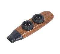 Flauta Kazoo de Doble Orificio Ajustable, Diseo Ergonmico para un Fcil Agarre, Instrumento de Viento Musical Porttil con Doble Diafragma, Adecuado para Guitarras y Violines