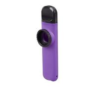 Flauta Kazoo de Madera, Flauta Kazoo Abs Portátil Fácil de Tocar Bien Hecha con Diafragma 8 Piezas para Melodía (Púrpura)