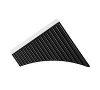 Flauta pan Flauta De Pan Con Llave De Alto C De 18 Tubos Pan Pipes (Color : 16 tubes of white panpipes)