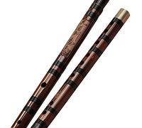 Flauta para principiantes, flauta de bambú para adultos, flauta profesional refinada para tocar, instrumento de flauta transversal para niños y estudiantes(Color:C)