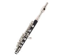 Flauta Piccolo Eastern C para Principiantes, Sonido Resonante, con Llaves Chapadas en Níquel Brillante, Cuerpo de Ni, Cuenta con Orificios de Soplado CNC de Precisión, Incluye