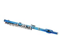 Flauta Piccolo, Top Sound Piccolos Shiny 6 Agujeros Cuproníquel Azul para Principiantes