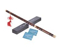 Flauta portátil de bambú natural Dizi chino de viento de madera flauta de madera tradicional instrumentos musicales principiantes flauta pipa tradición instrumentos musicales