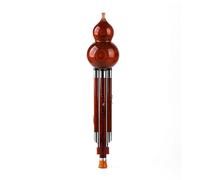 Flauta profesional de cucurbitáceas Hulusi, flauta de caoba y cucurbitáceas, instrumento tradicional chino para amantes de la música principiantes (Size : C key)
