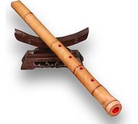 Flauta Shakuhachi de bambú, clave de G, material natural, vegetariana, auténtica exportación japonesa, instrumento musical